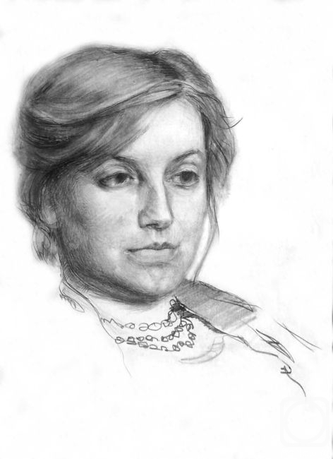 Morozov Edward. Portrait of the wife
