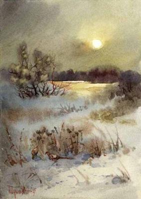 Frosty evening. Pugachev Pavel