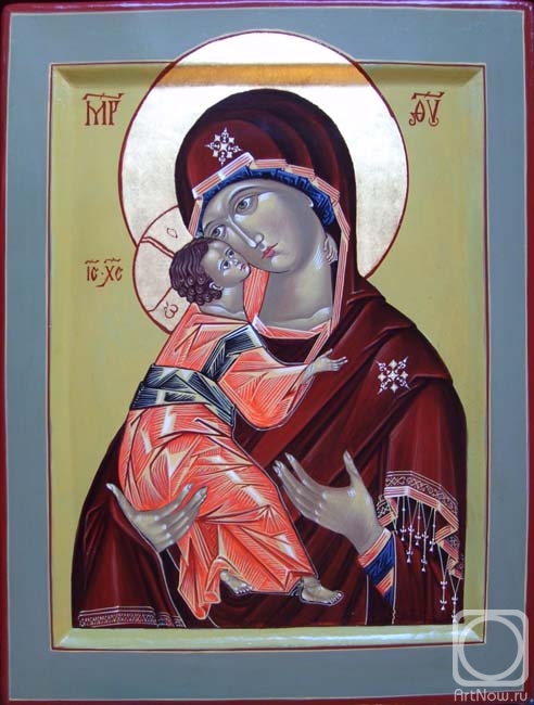 Sajkov Andrei. Icon of the Mother of God of Vladimir