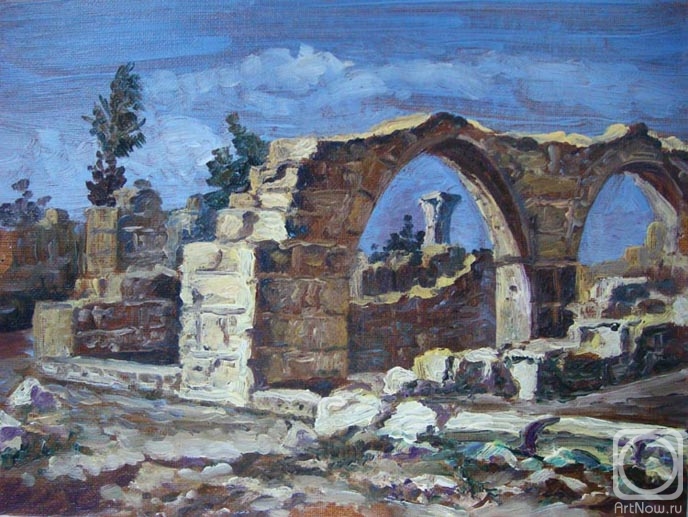 Lazarev Dmitry. Curium ruins. Cyprus (etude)