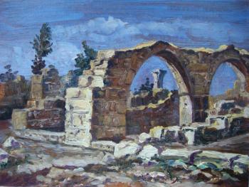 Curium ruins. Cyprus (etude). Lazarev Dmitry