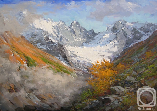 Makarov Vitaly. In the gorge Amanauz. Dombay