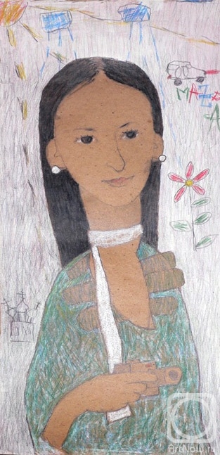 Zoroastrov Vladimir. Portrait of a beautiful girl Xu