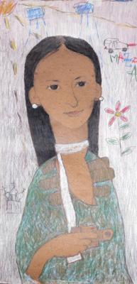 Portrait of a beautiful girl Xu. Zoroastrov Vladimir