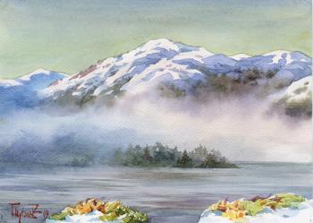 Fog in the mountains. Pugachev Pavel