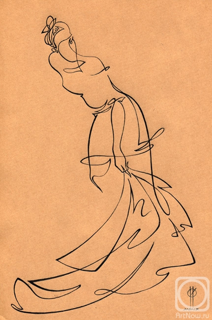 Eldeukov Oleg. Dance with Red