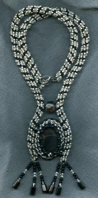 Presentiment of the winter (Embroidered Necklace). Gulyaeva Tatiana