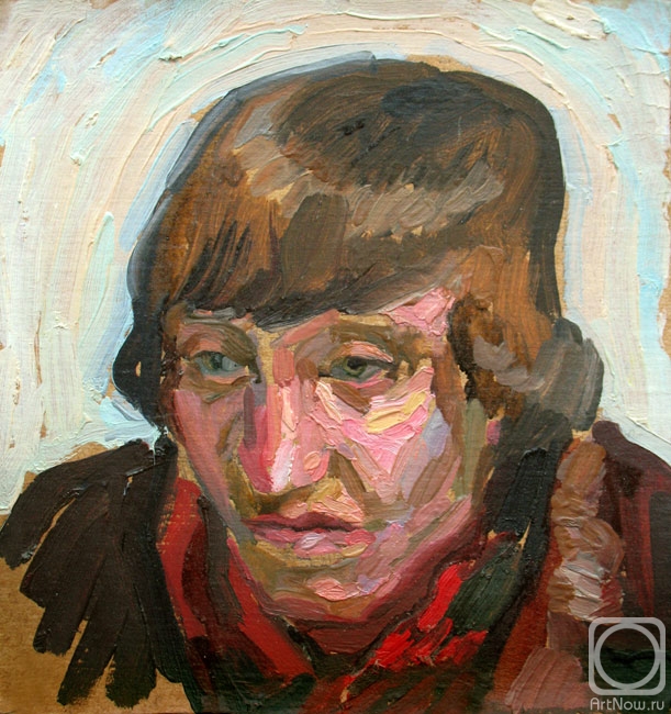Yudaev-Racei Yuri. Sergei Kriukov (quick oil sketch)