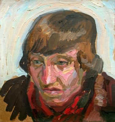 Sergei Kriukov (quick oil sketch) (Lower-Class Type). Yudaev-Racei Yuri