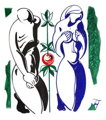 he list of works: Mythologems "Adam and Eve ". Chistyakov Yuri