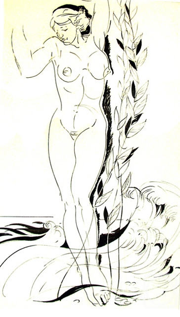 Vrublevski Yuri. Afrodita. From foam sea