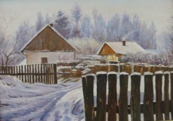 Winter in the village. Chernyshev Andrei