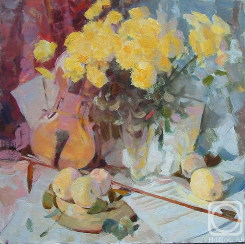 Pavlovets Aleksandr. Still life with bow