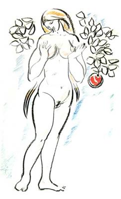 From "Drawing" Series. Adam and Eve - 5. Vrublevski Yuri