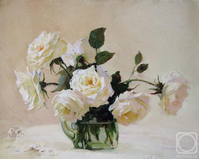 Kukueva Svetlana. Roses in a vase