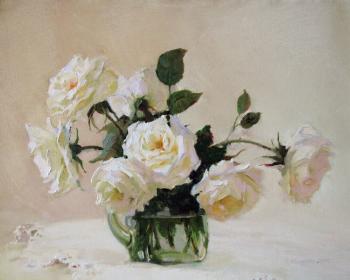 Roses in a vase. Kukueva Svetlana