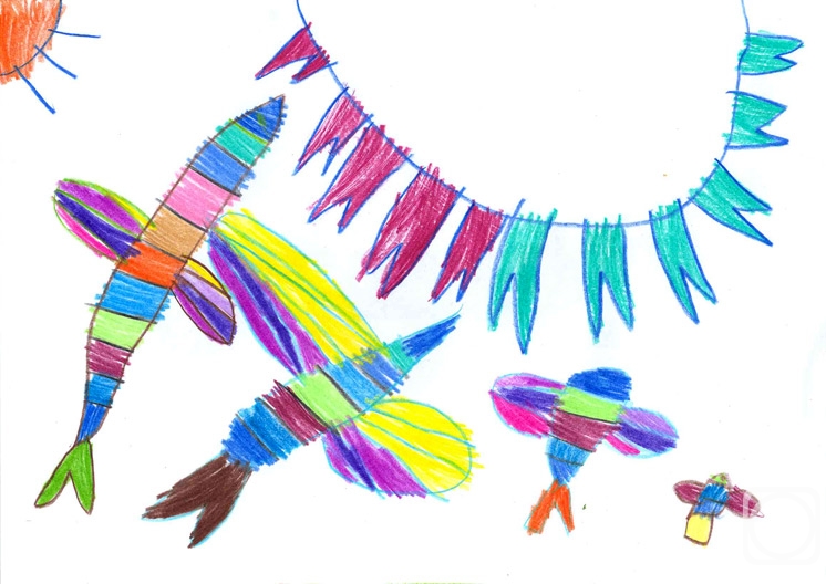 Kozlova Maria. Flying fish