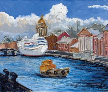 St. Petersburg. Neva. Monakhov Ruben