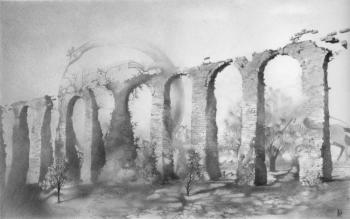Allegory of Time II. Aqueduct, Uroboros. Chernov Denis