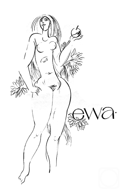 Vrublevski Yuri. From "Drawing" Series. Adam and Eve - 8