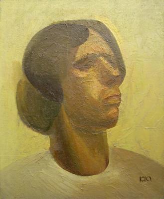 Yellow Portrait. Yudaev-Racei Yuri