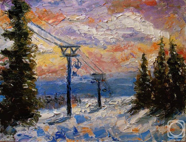 Zhadko Grigory. Sheregesh. Ascent to Zelelya