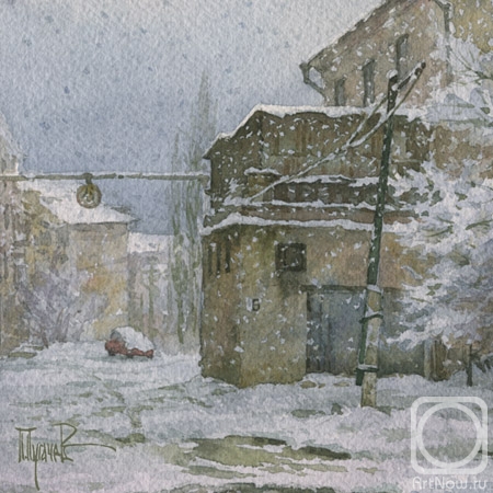 Pugachev Pavel. Wet snow (fragment)