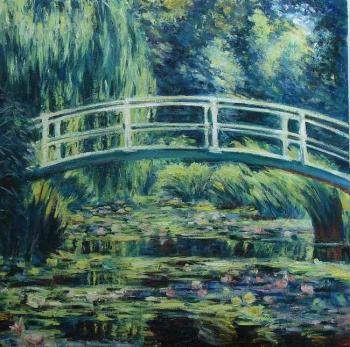 The bridge. Claude Monet. Khvastunova Alla