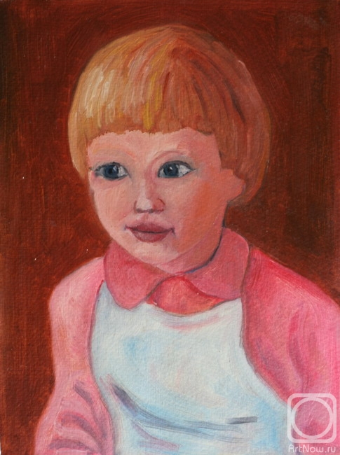Klenov Valeriy. little girl Olya