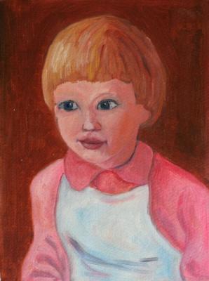 little girl Olya. Klenov Valeriy