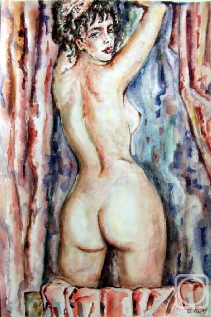 Kyrskov Svjatoslav. naked from the back