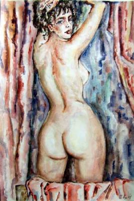 naked from the back. Kyrskov Svjatoslav