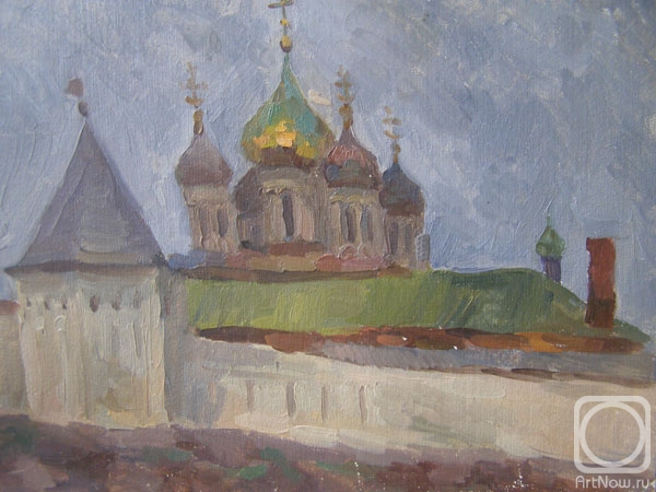 Gerasimov Vladimir. Moscow. Novospassky's wall... (old etudes)