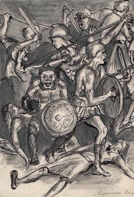 The Jewish War (illustration for Feuttwanger's novel). Ripa Elena