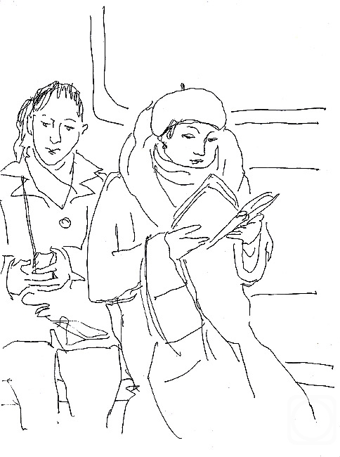 Karaceva Galina. In the subway