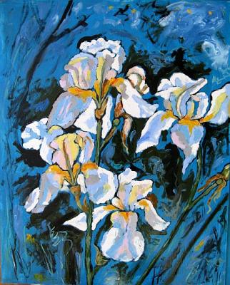 White Irises. Ixygon Sergei