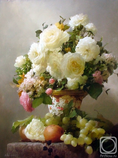 Sevryukov Dmitry. White Roses (Option 2)