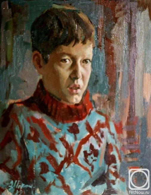 Картина портрет сына