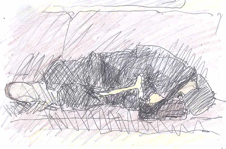 Karaceva Galina. In the subway