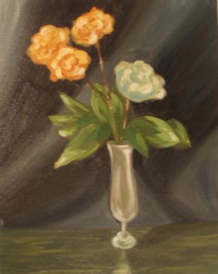 Copy 129 (roses on a dark background). Lukaneva Larissa