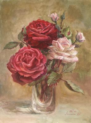 Three roses. Lesokhina Lubov