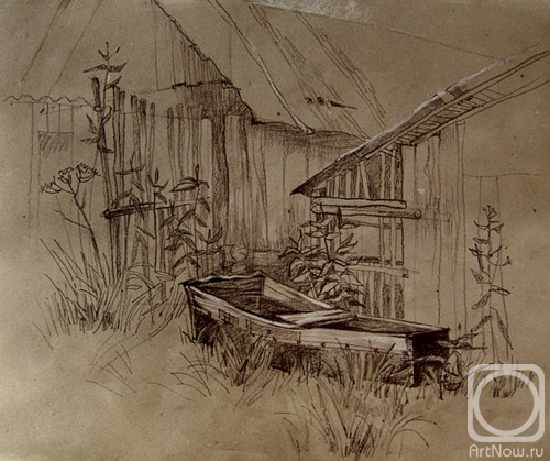 Goda Laima. Old boat