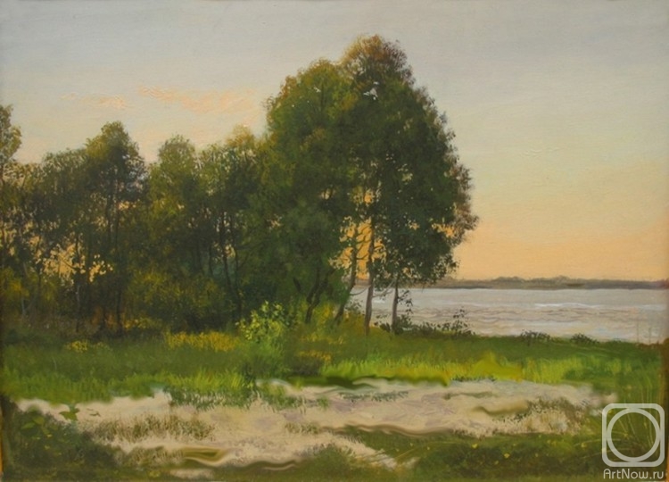 Volkov Vladimir. Evening on the lake