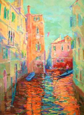 Light awakens dreams. Venice in the morning. Mirgorod Igor