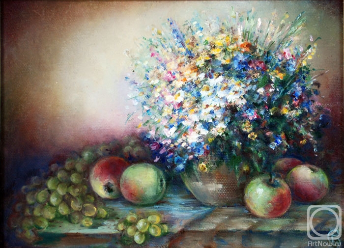 Komzolova Galina. Still-life with fruit