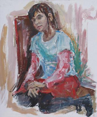 Another study of the girl. Korolev Leonid