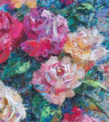 Fragment of "Roses in the blue"