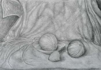 Still life with onion. Klenov Andrei