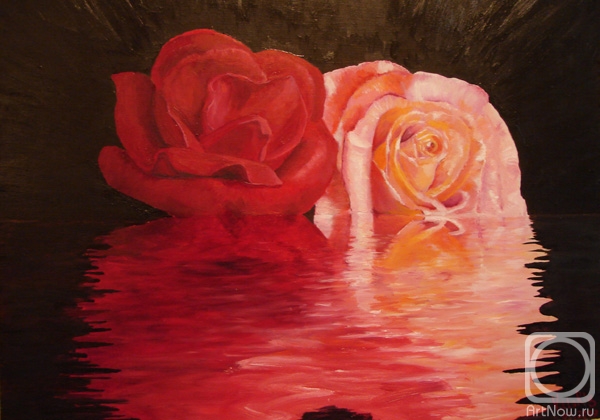 Semenova Viktoriya. Roses on the water