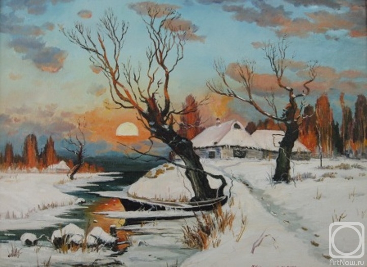 Chernyshev Andrei. Winter evening